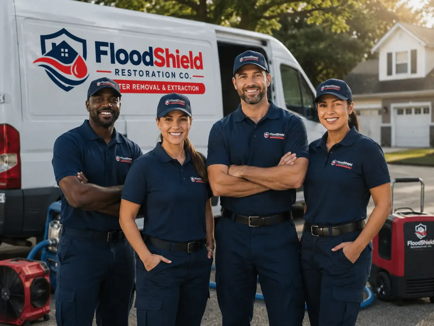 Flood Damage Restoration company in New Vienna, OH