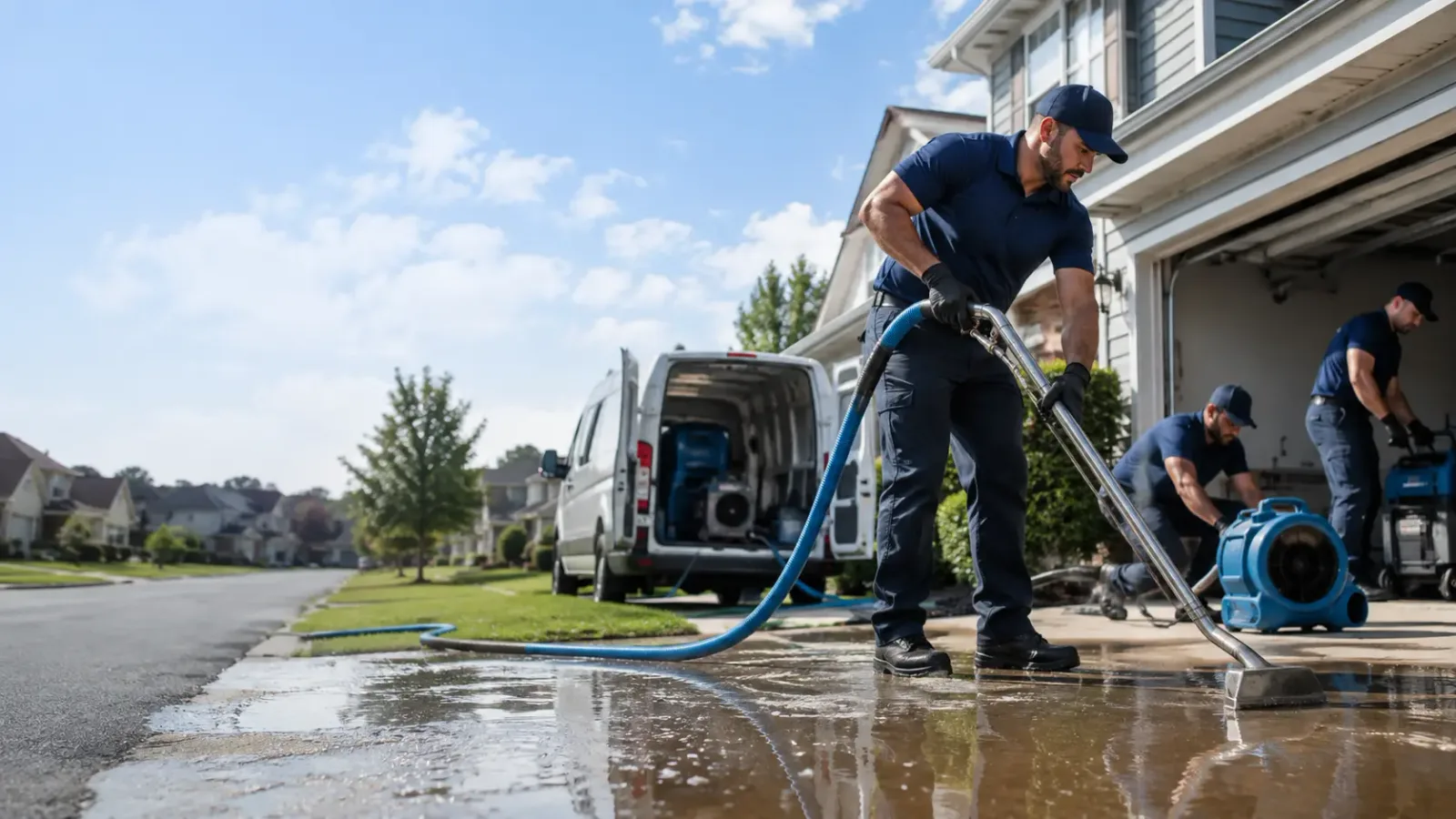 Flood Damage Restoration in New Vienna, OH